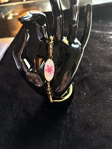 Pink Petal Resin Bracelet